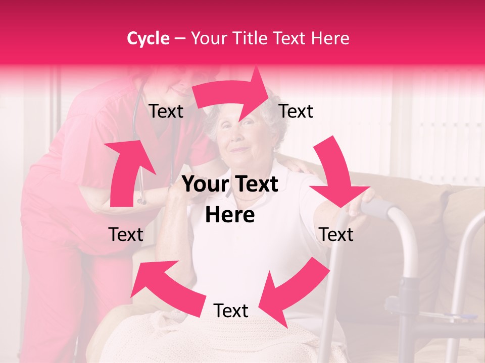 Handicapped Retiree Disabled PowerPoint Template