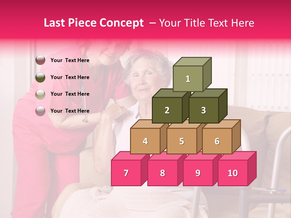 Handicapped Retiree Disabled PowerPoint Template