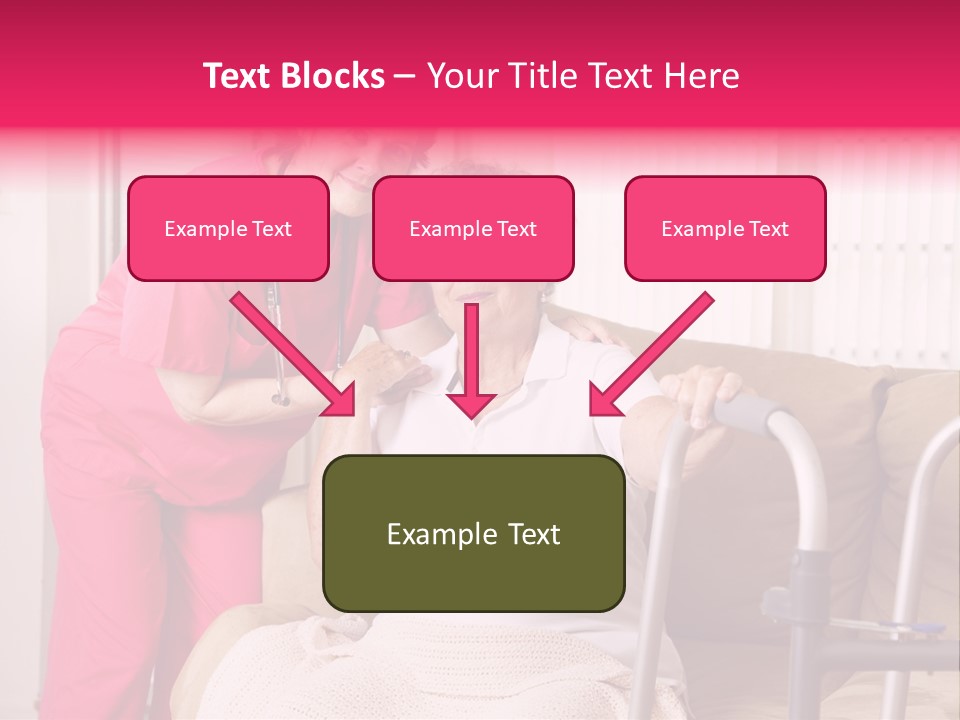 Handicapped Retiree Disabled PowerPoint Template