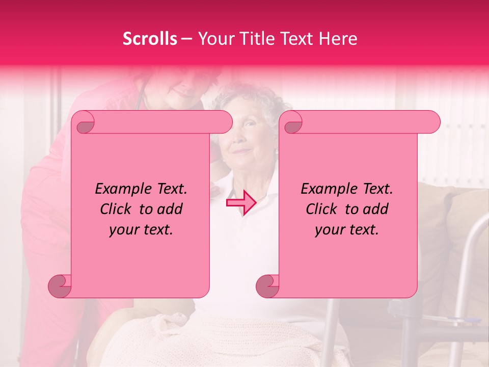Handicapped Retiree Disabled PowerPoint Template