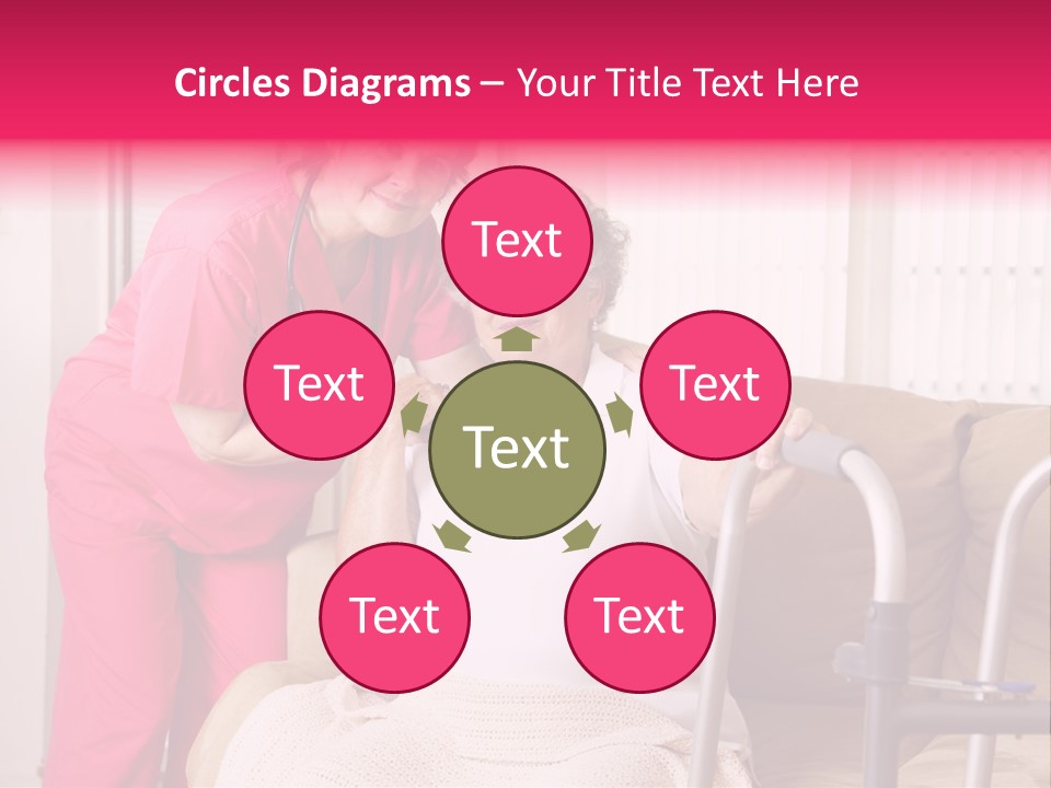 Handicapped Retiree Disabled PowerPoint Template