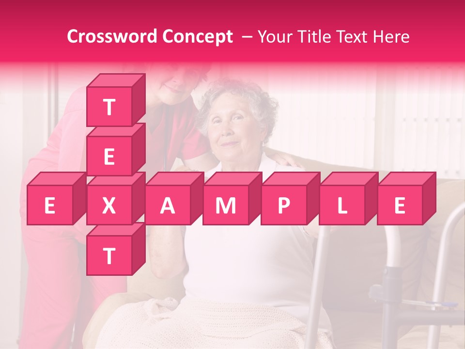 Handicapped Retiree Disabled PowerPoint Template