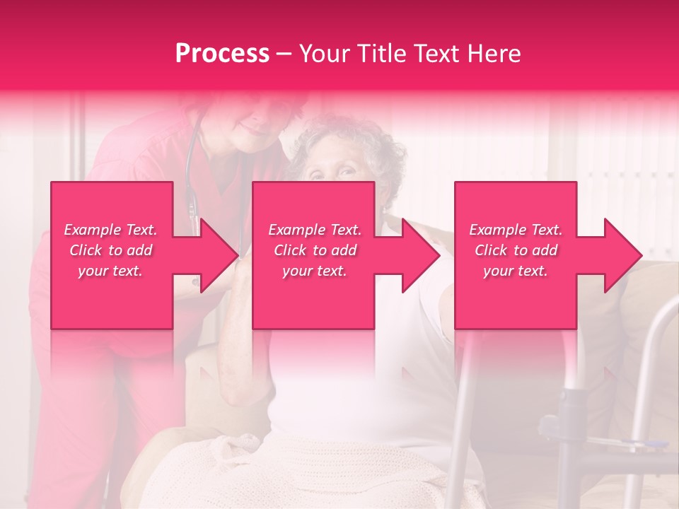 Handicapped Retiree Disabled PowerPoint Template