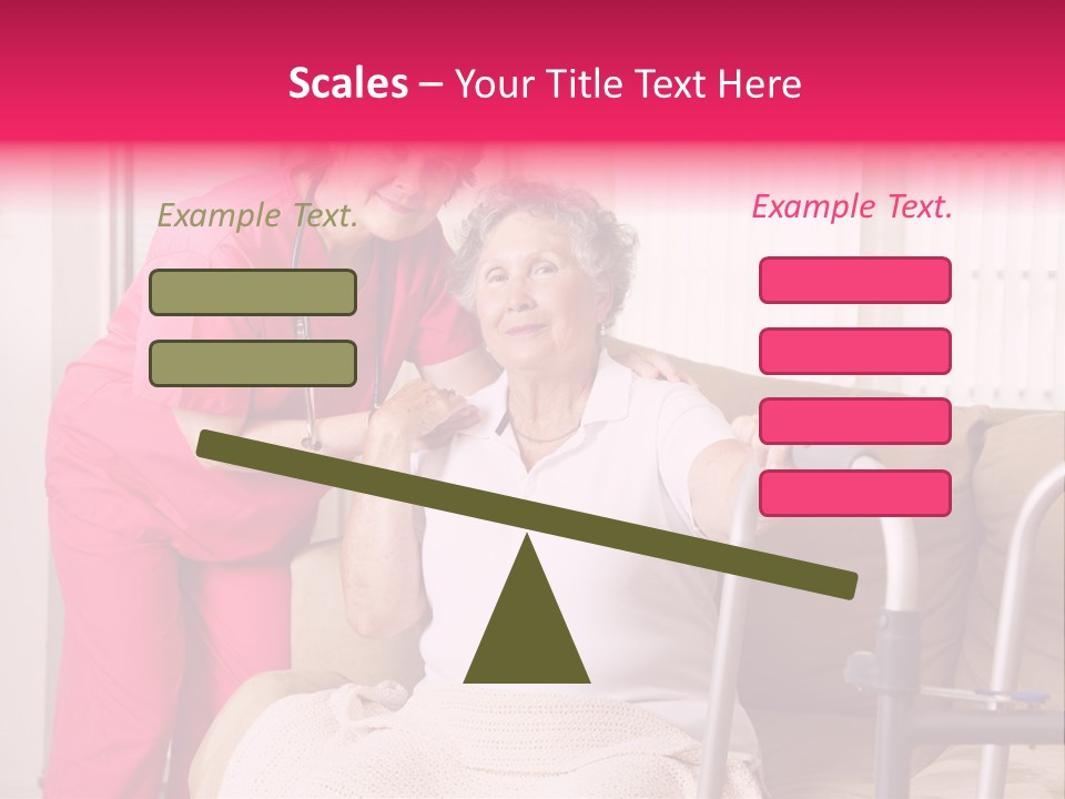 Handicapped Retiree Disabled PowerPoint Template