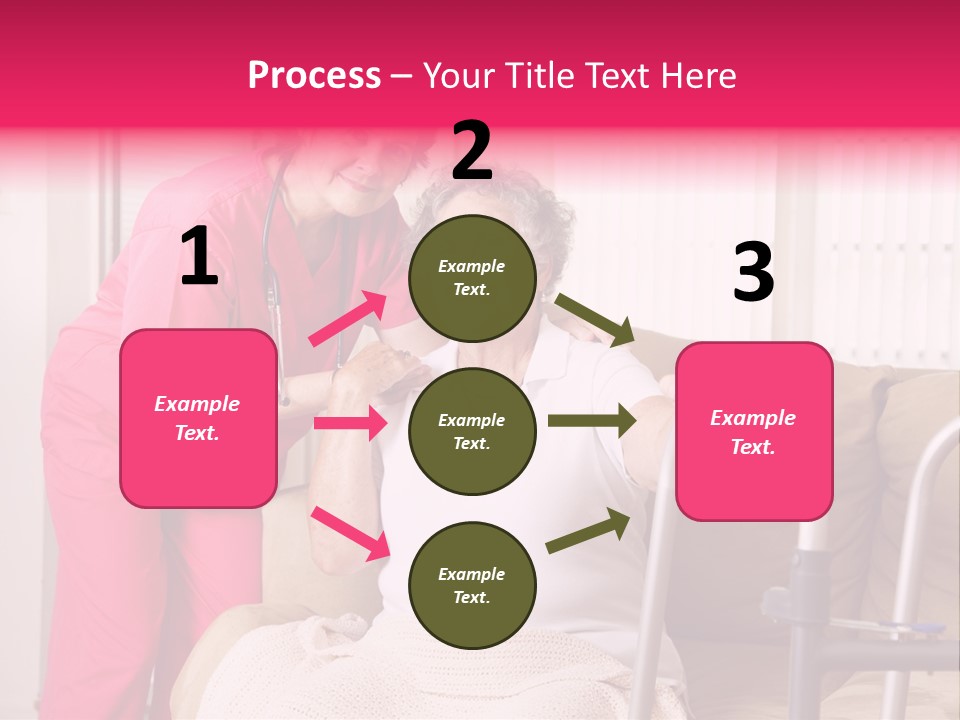 Handicapped Retiree Disabled PowerPoint Template