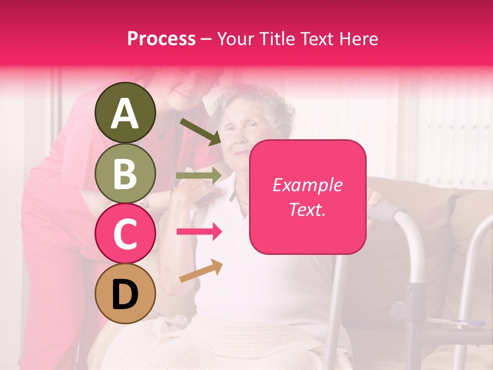 Handicapped Retiree Disabled PowerPoint Template