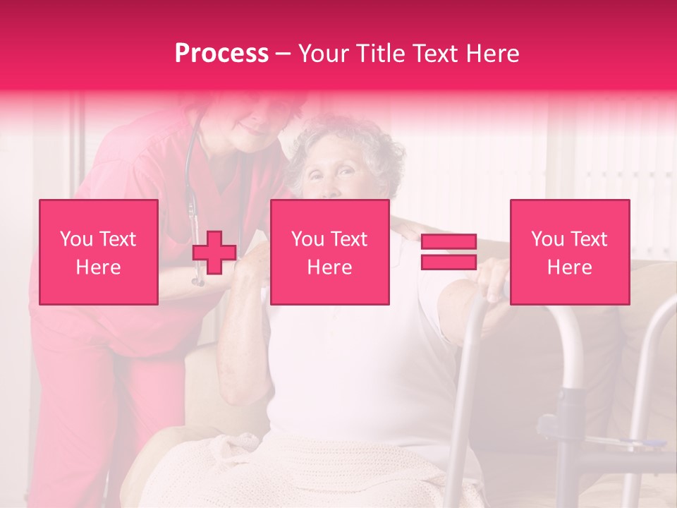 Handicapped Retiree Disabled PowerPoint Template