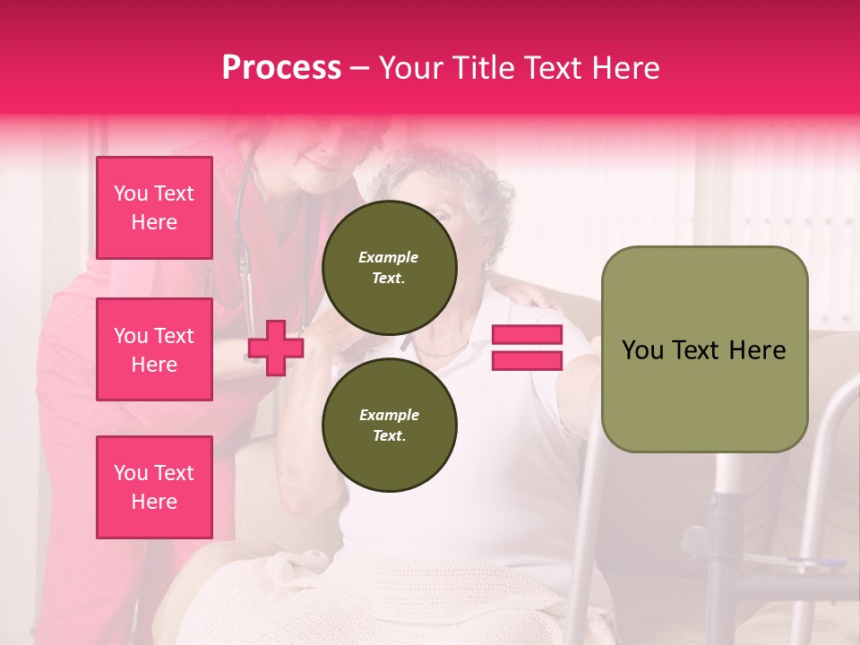 Handicapped Retiree Disabled PowerPoint Template