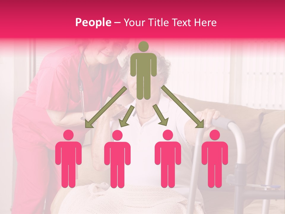 Handicapped Retiree Disabled PowerPoint Template