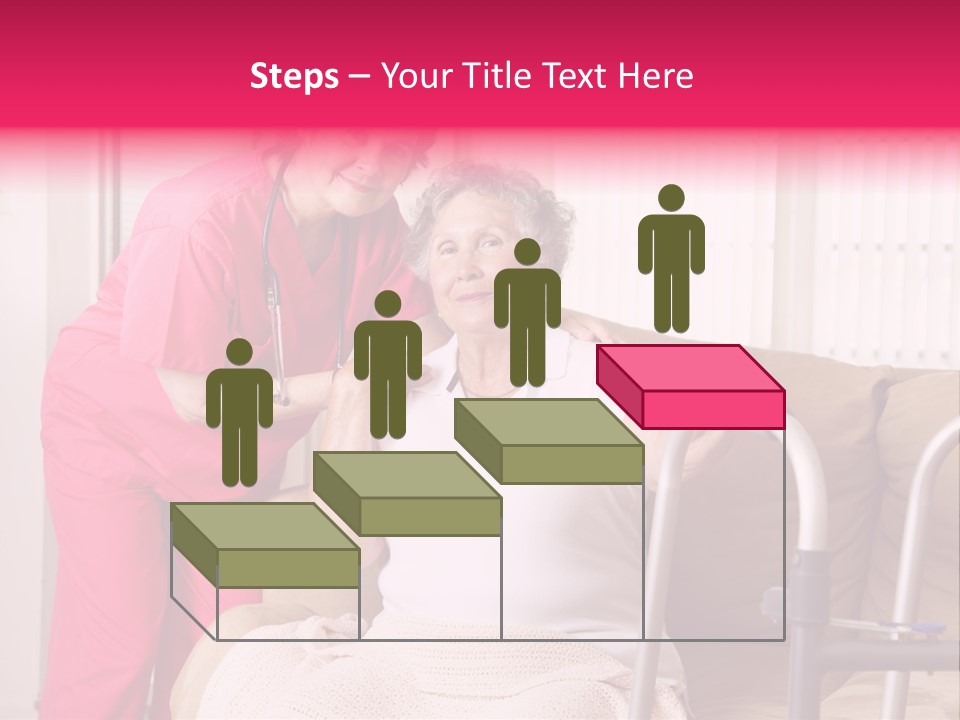 Handicapped Retiree Disabled PowerPoint Template