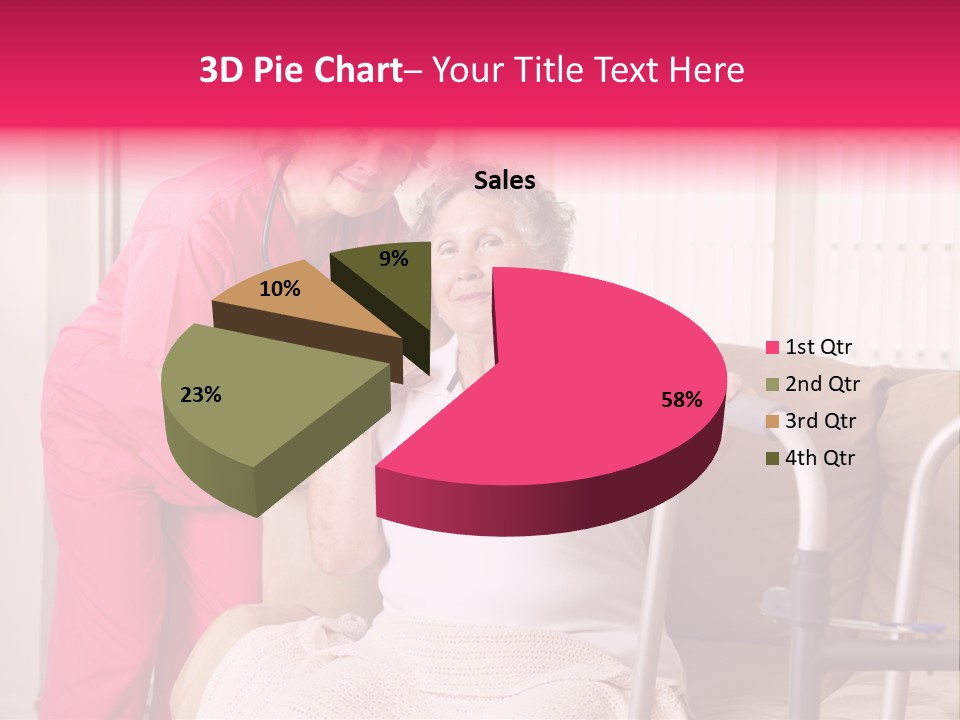 Handicapped Retiree Disabled PowerPoint Template
