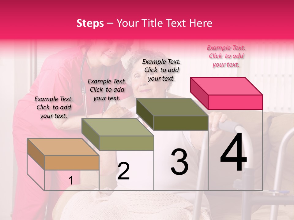 Handicapped Retiree Disabled PowerPoint Template