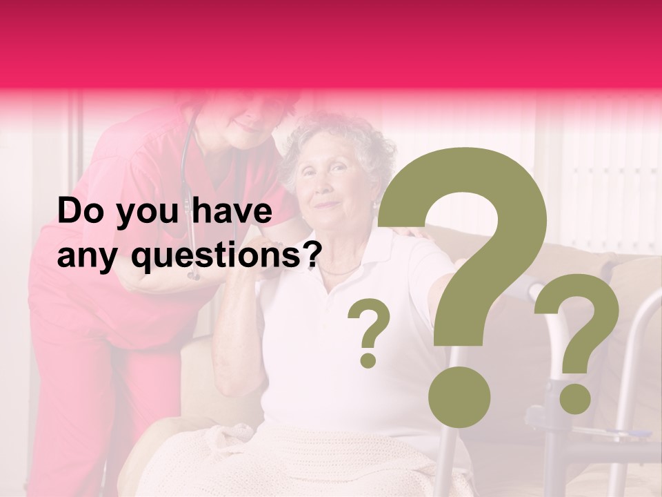 Handicapped Retiree Disabled PowerPoint Template