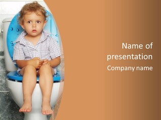 Bowl Pee Health PowerPoint Template