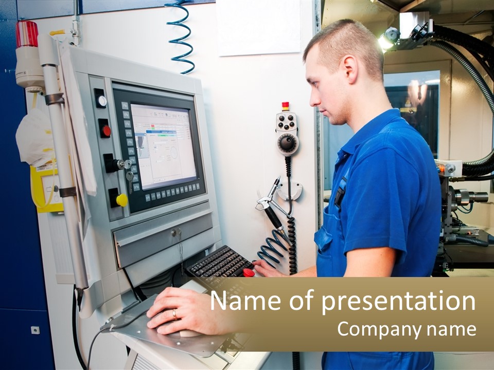 Setup Automated Industry PowerPoint Template