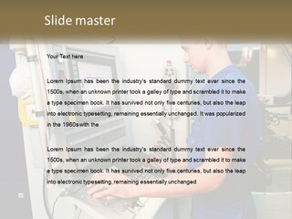 Setup Automated Industry PowerPoint Template