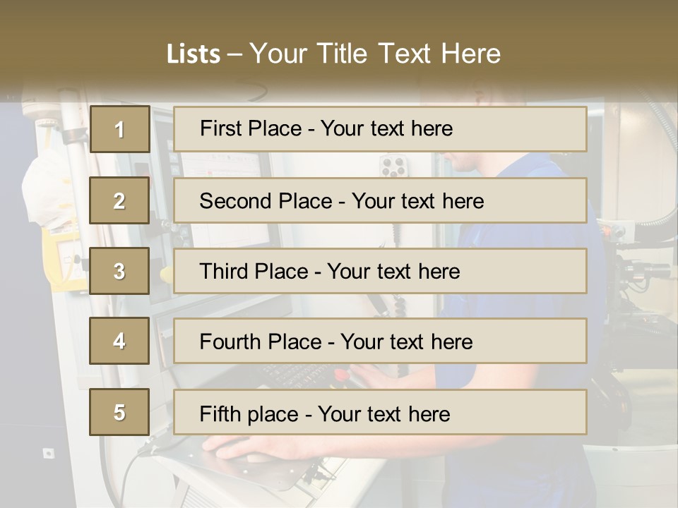 Setup Automated Industry PowerPoint Template