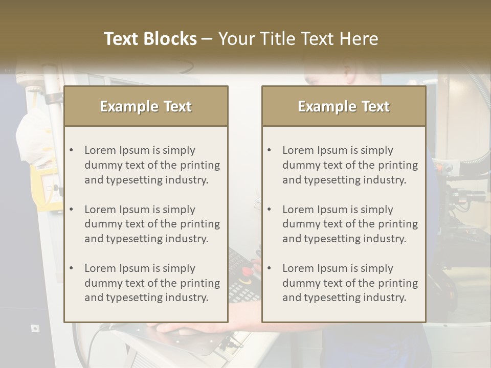 Setup Automated Industry PowerPoint Template