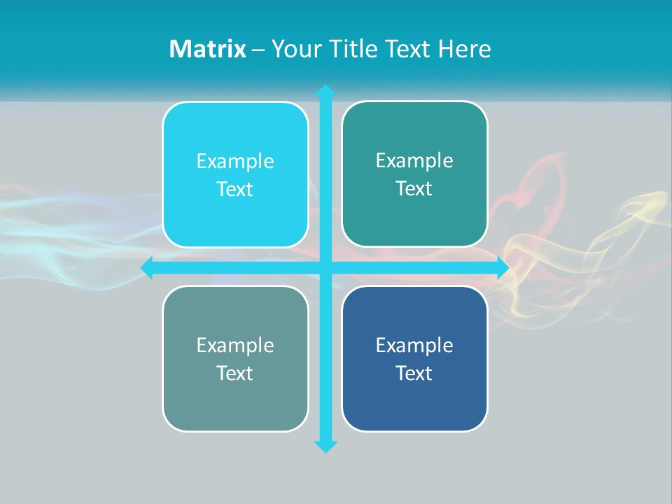 Smoke Flowing Heat PowerPoint Template