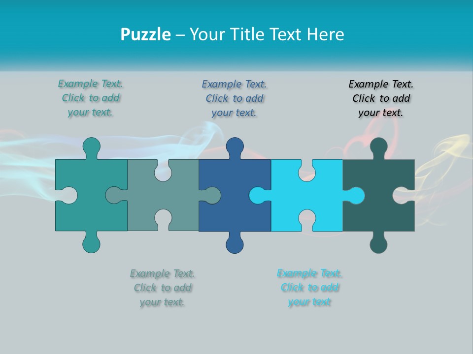 Smoke Flowing Heat PowerPoint Template