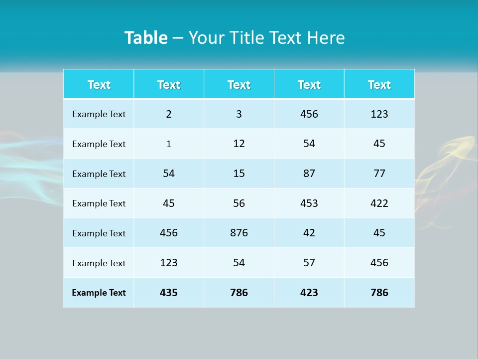 Smoke Flowing Heat PowerPoint Template