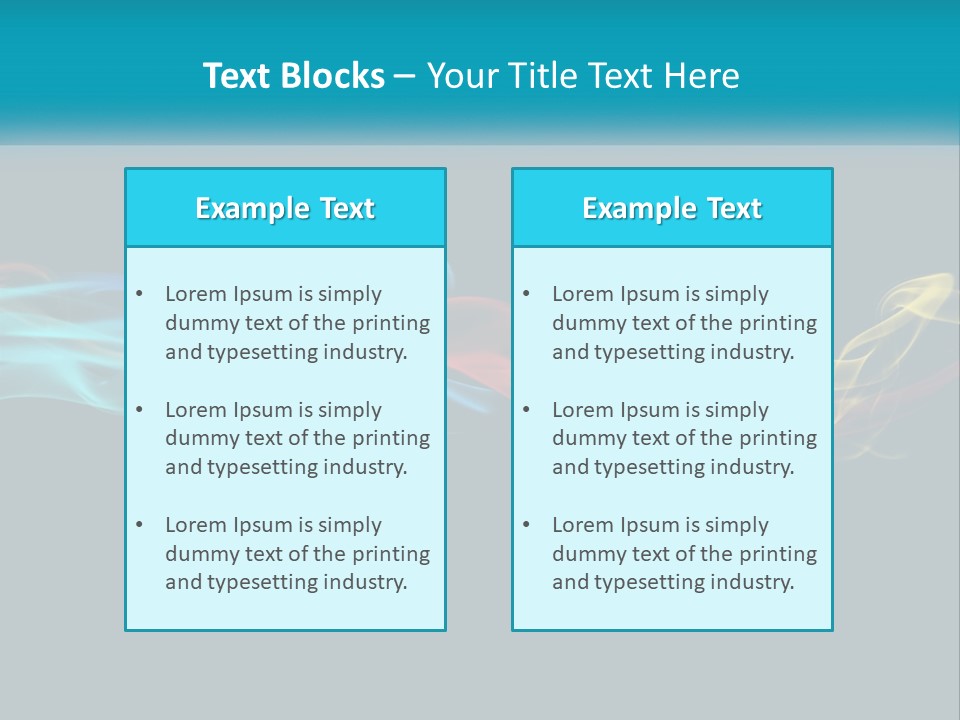 Smoke Flowing Heat PowerPoint Template