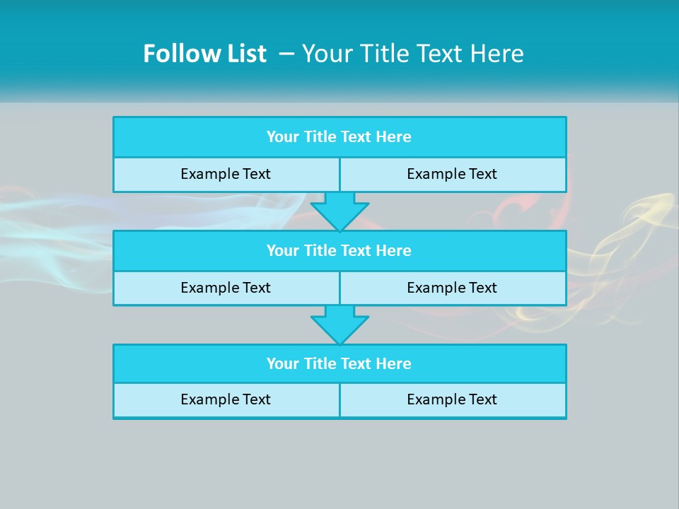 Smoke Flowing Heat PowerPoint Template