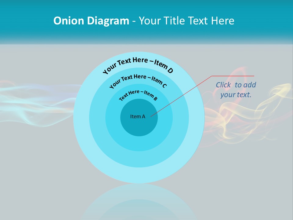 Smoke Flowing Heat PowerPoint Template