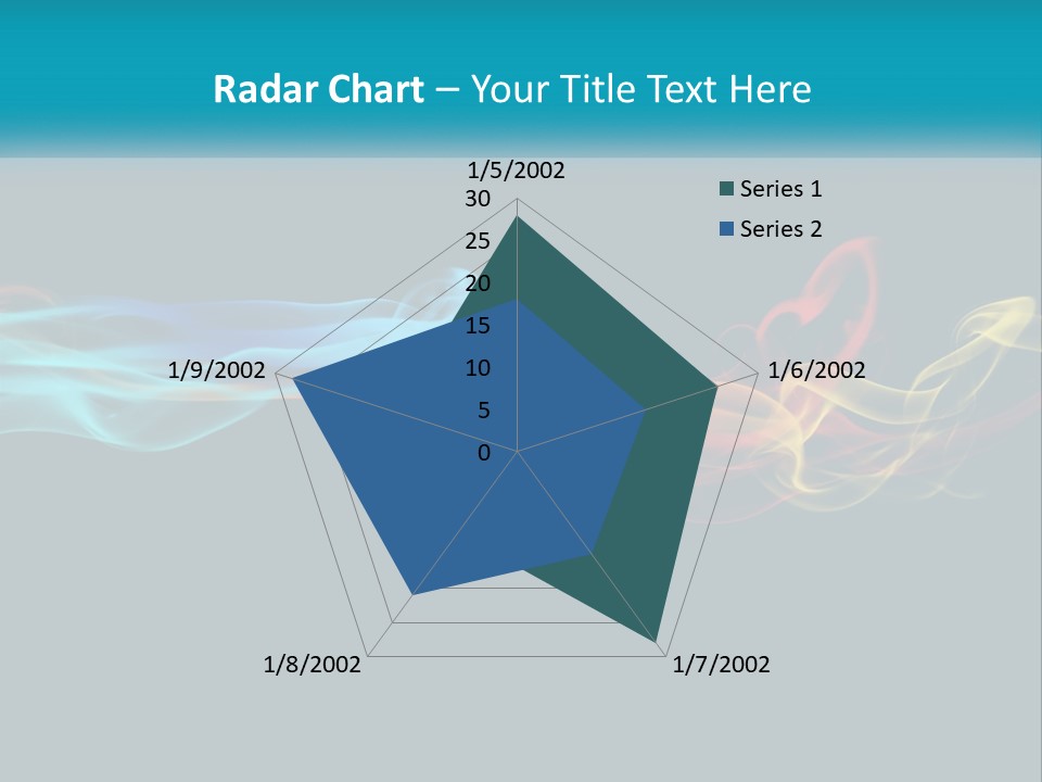 Smoke Flowing Heat PowerPoint Template