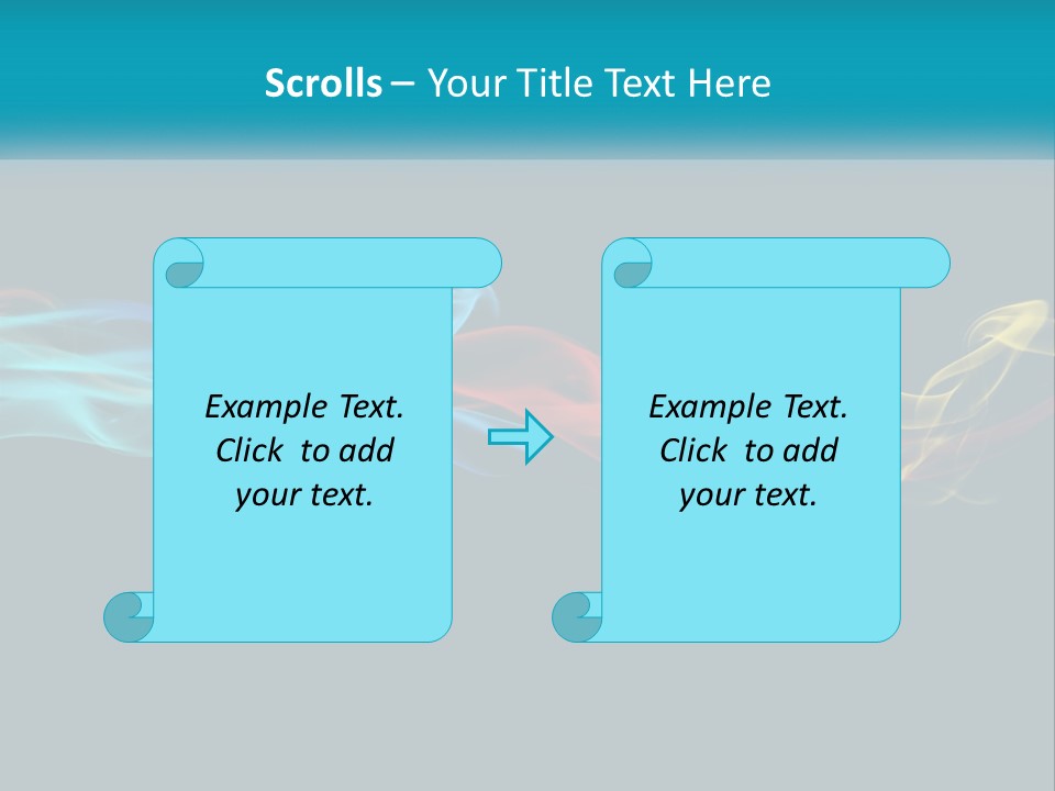 Smoke Flowing Heat PowerPoint Template