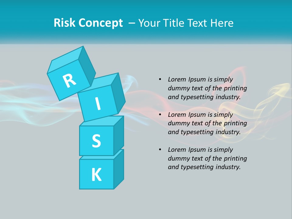 Smoke Flowing Heat PowerPoint Template