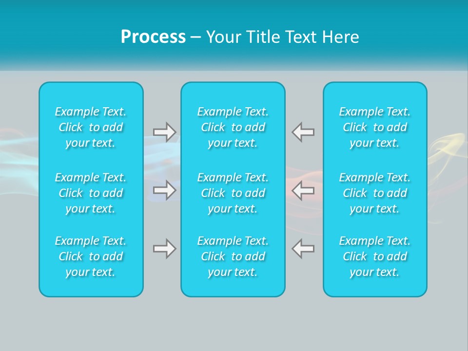 Smoke Flowing Heat PowerPoint Template