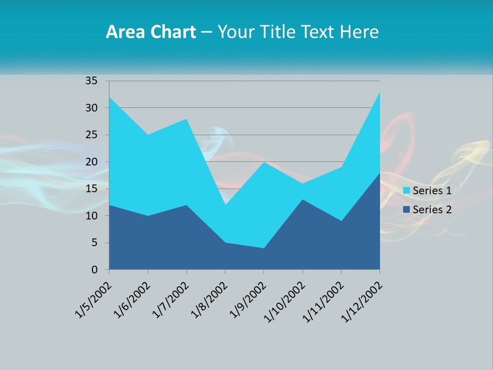 Smoke Flowing Heat PowerPoint Template