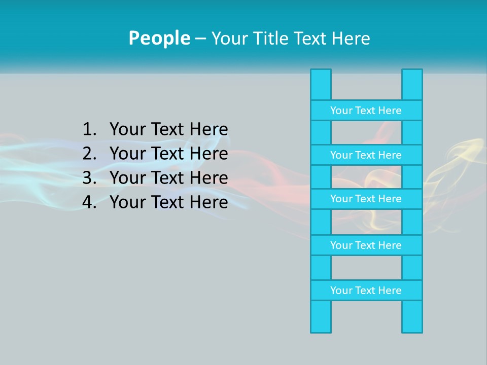 Smoke Flowing Heat PowerPoint Template