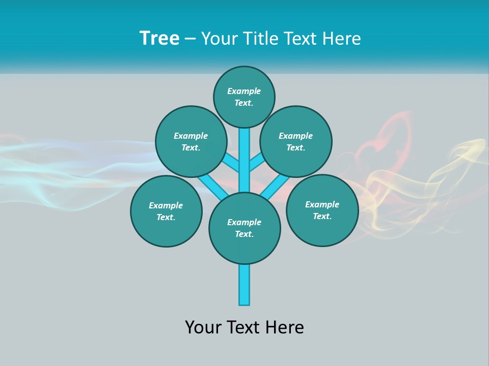 Smoke Flowing Heat PowerPoint Template