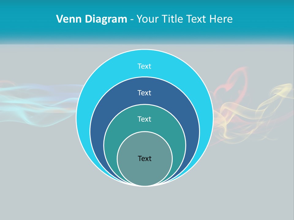 Smoke Flowing Heat PowerPoint Template