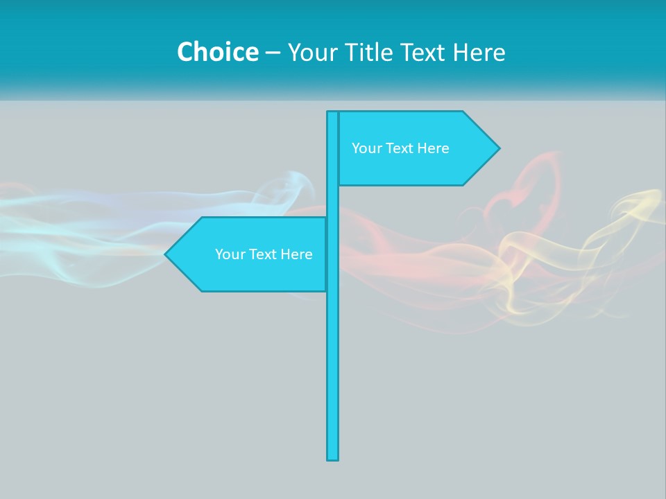 Smoke Flowing Heat PowerPoint Template