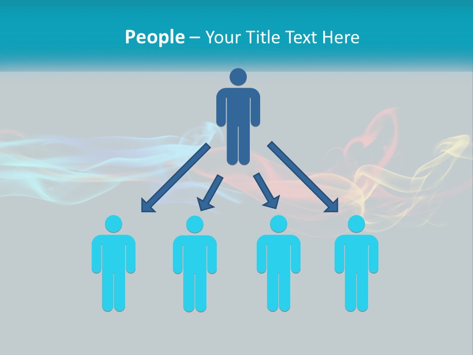 Smoke Flowing Heat PowerPoint Template