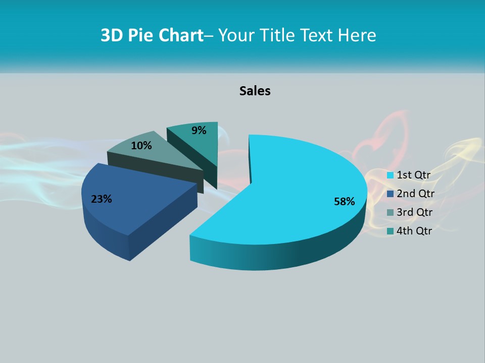 Smoke Flowing Heat PowerPoint Template