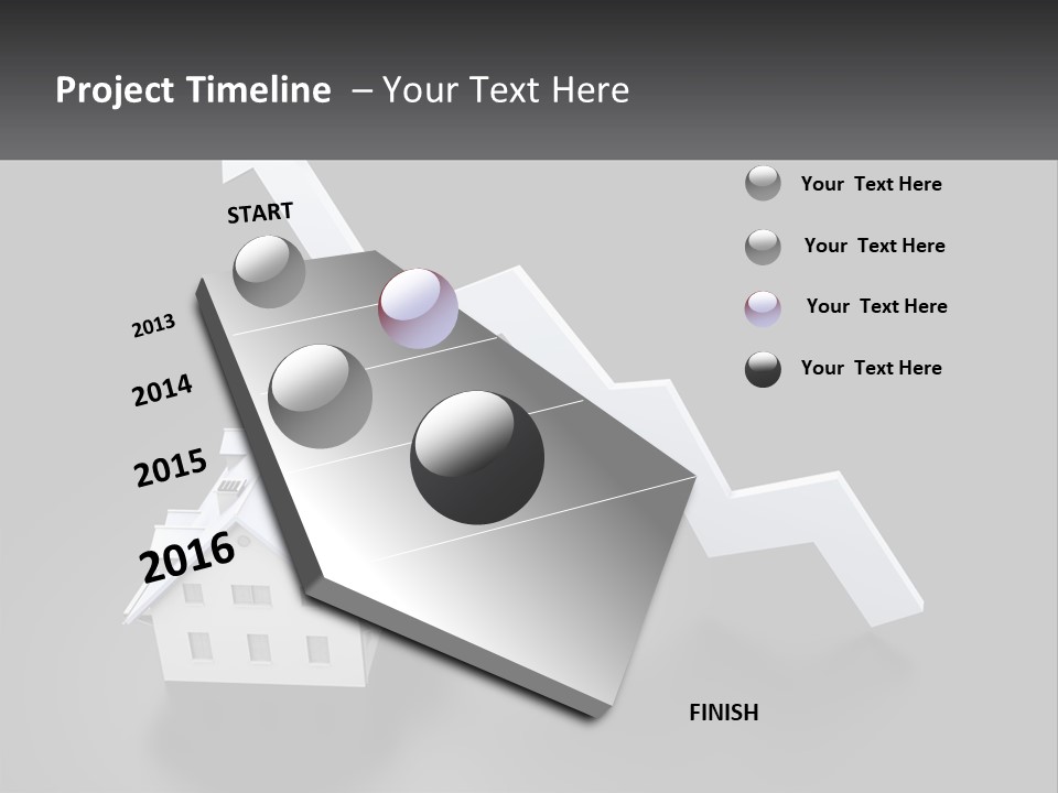 Graphic Achievement Improvement PowerPoint Template