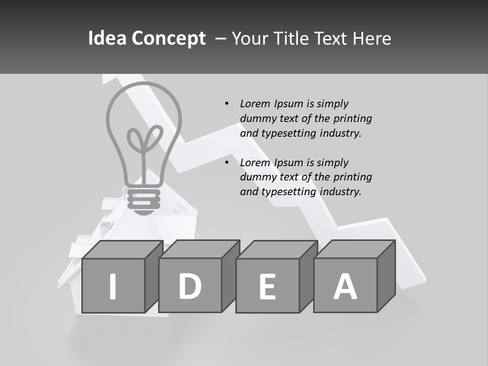 Graphic Achievement Improvement PowerPoint Template