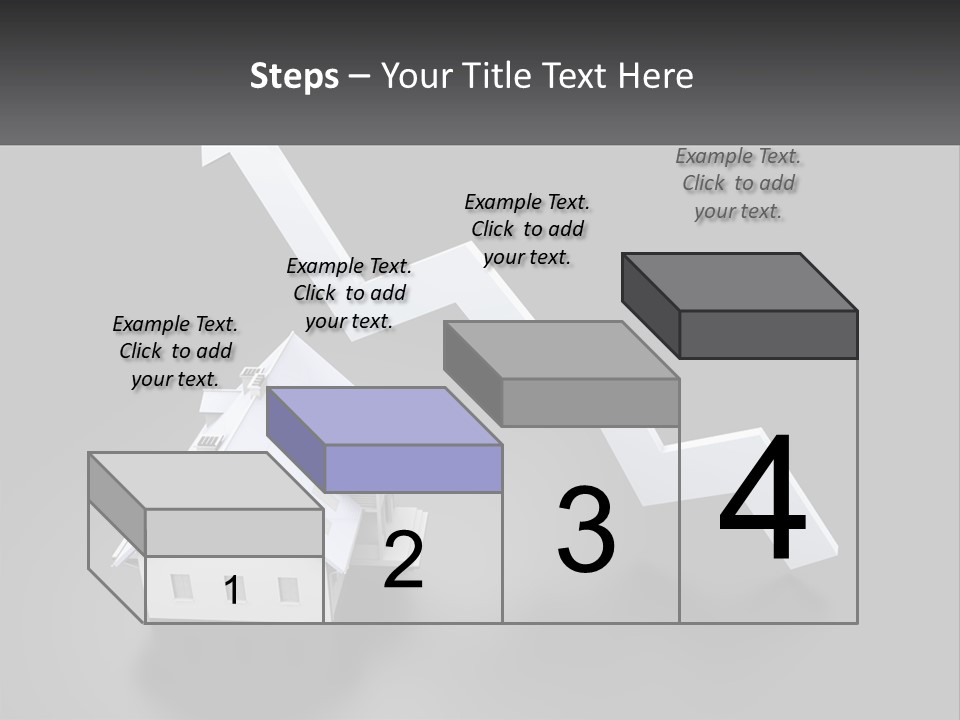 Graphic Achievement Improvement PowerPoint Template