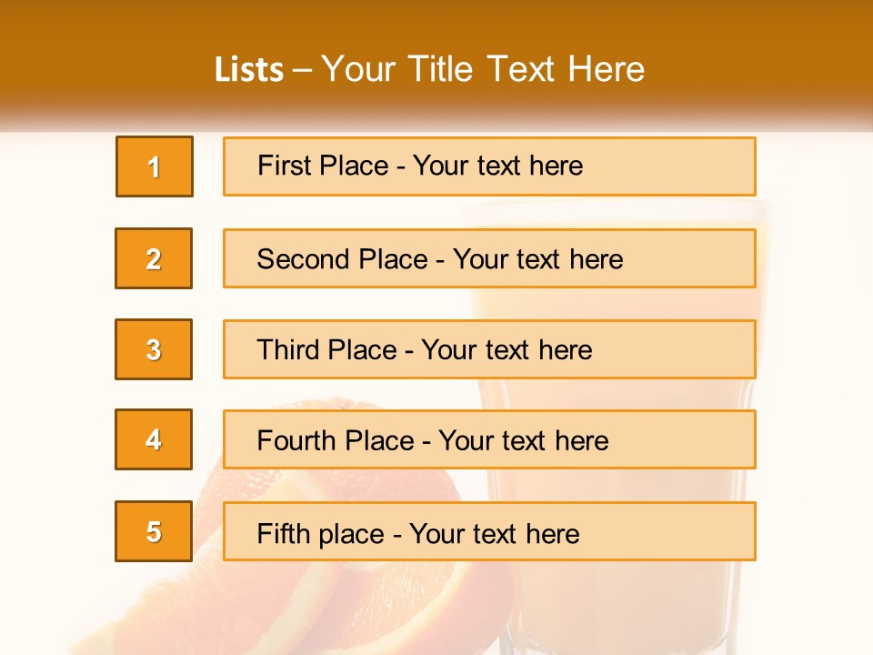 Splash Refreshing Fresh PowerPoint Template