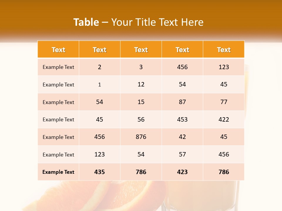 Splash Refreshing Fresh PowerPoint Template
