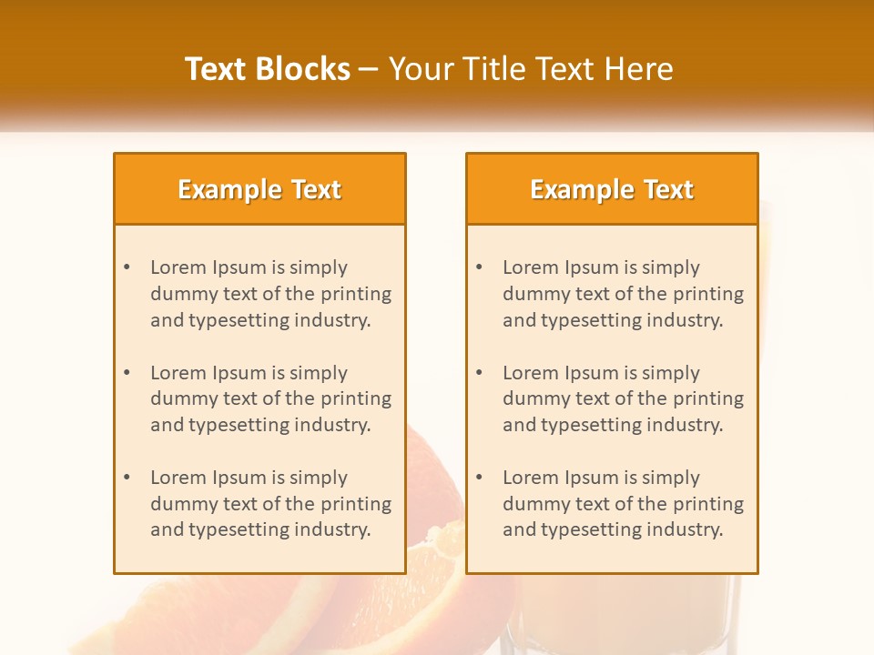 Splash Refreshing Fresh PowerPoint Template