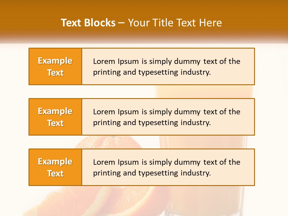 Splash Refreshing Fresh PowerPoint Template