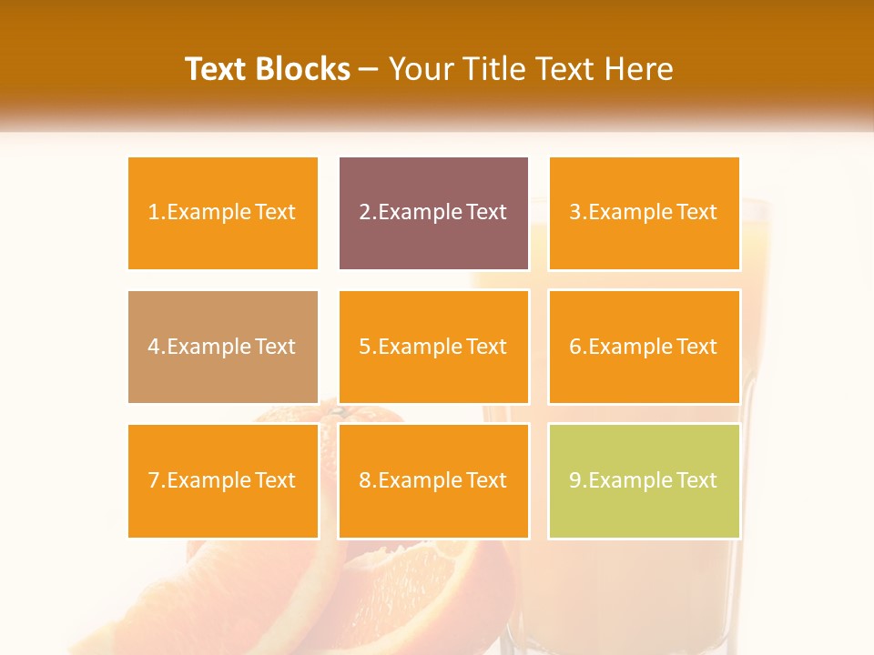 Splash Refreshing Fresh PowerPoint Template