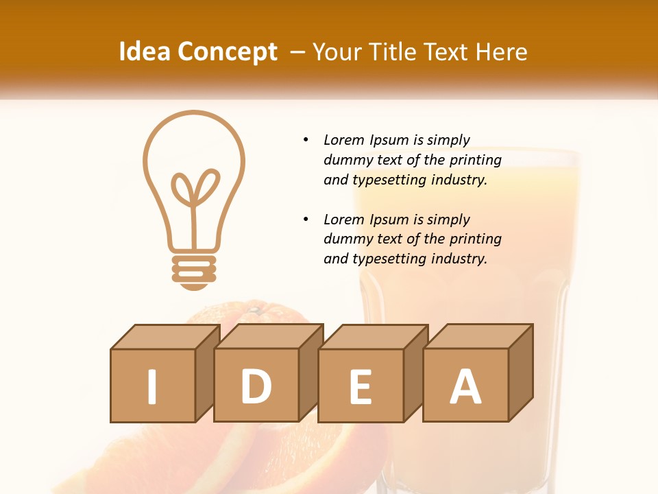 Splash Refreshing Fresh PowerPoint Template