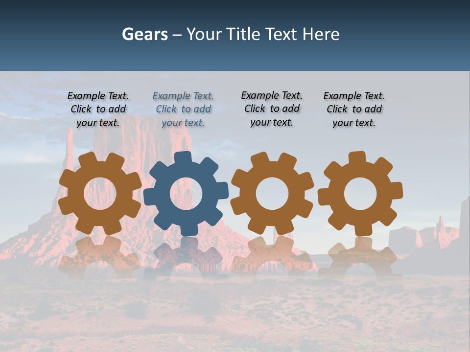 Dawn Nature Countryside PowerPoint Template