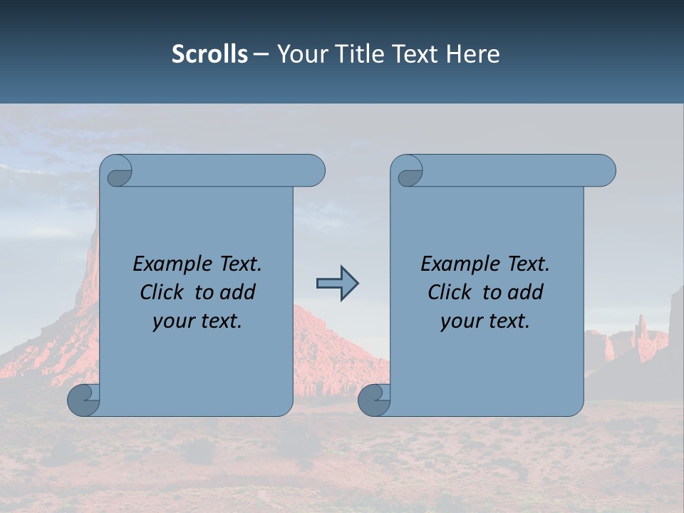 Dawn Nature Countryside PowerPoint Template